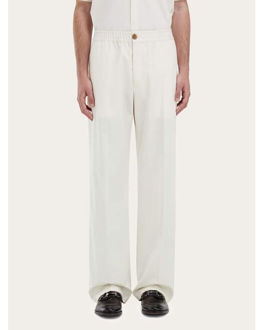 Hombre Pantalones Jogger Ferragamo de hombre de color Natural