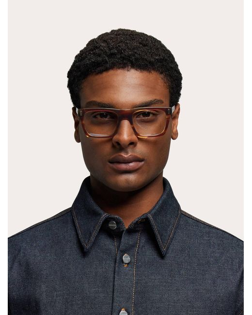 Ferragamo Natural Optical Glasses for men