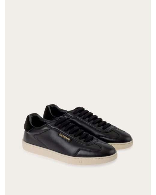 Ferragamo Black Damen Low-Top-Sneaker Größe
