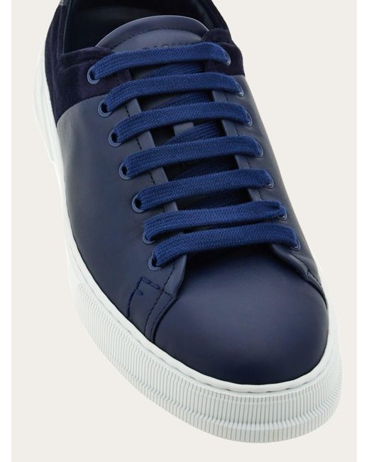 Ferragamo Herren Low-Top-Sneaker in Blue für Herren