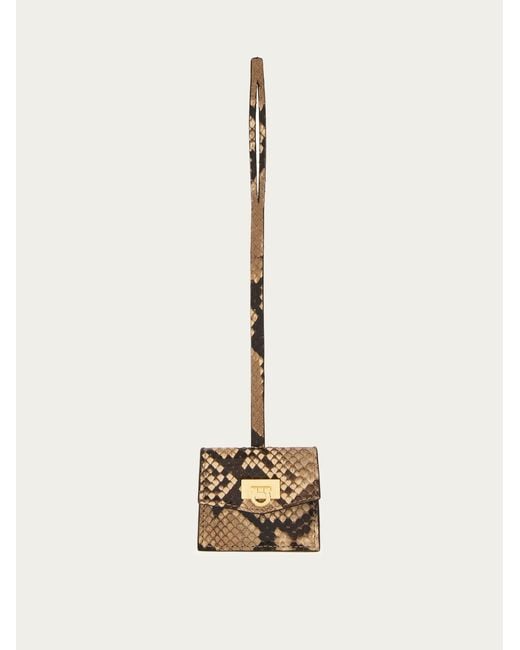 Donna Charm Da Borsa di Ferragamo in Natural