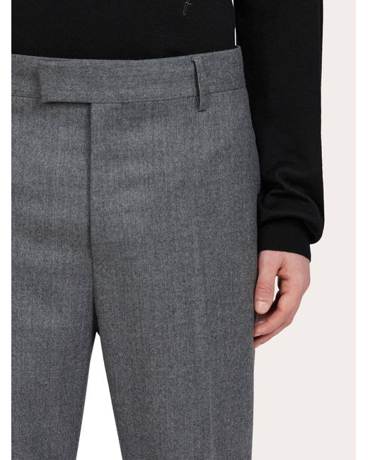 Ferragamo Gray Tailored Trouser for men