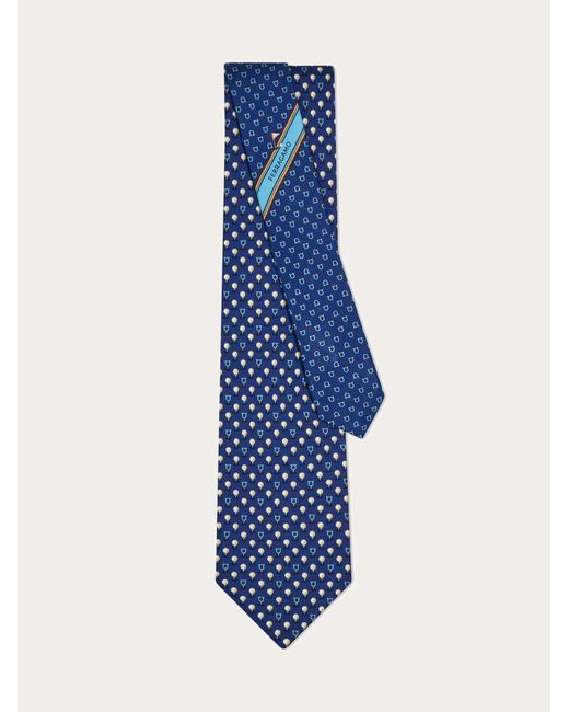 Uomo Cravatta di Ferragamo in Blue da Uomo