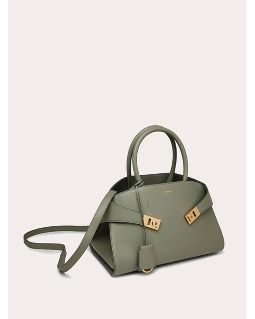 Ferragamo Green Hug Handbag (M)