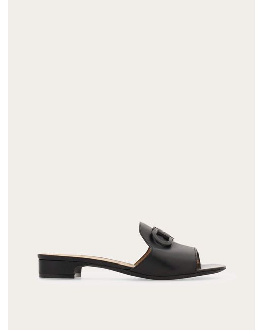 Ferragamo Natural Gancini Ornament Slide .5