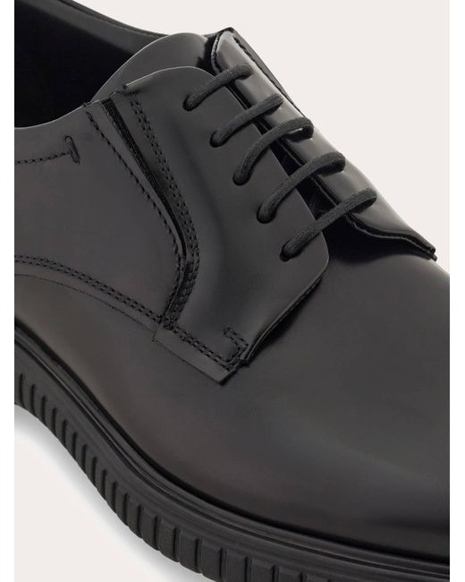 Ferragamo White Casual Derby Shoe for men