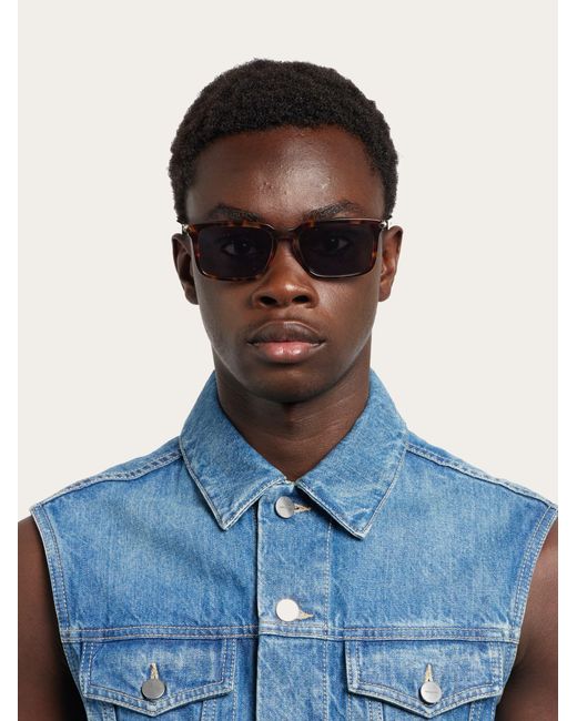 Ferragamo Blue Gafas De Sol for men