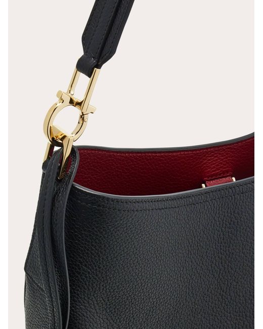 Ferragamo Black Hobo Bag (M)