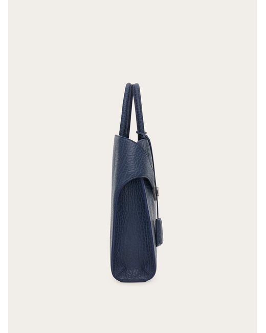 Ferragamo Blue Hug Briefcase for men