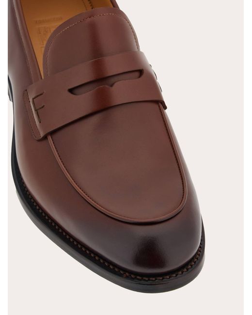 Ferragamo Brown Mocassino Penny Tramezza for men