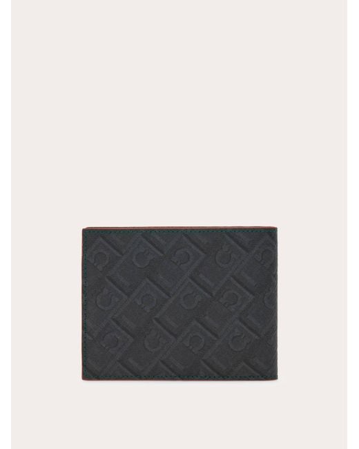 Ferragamo Green Monogram Wallet for men