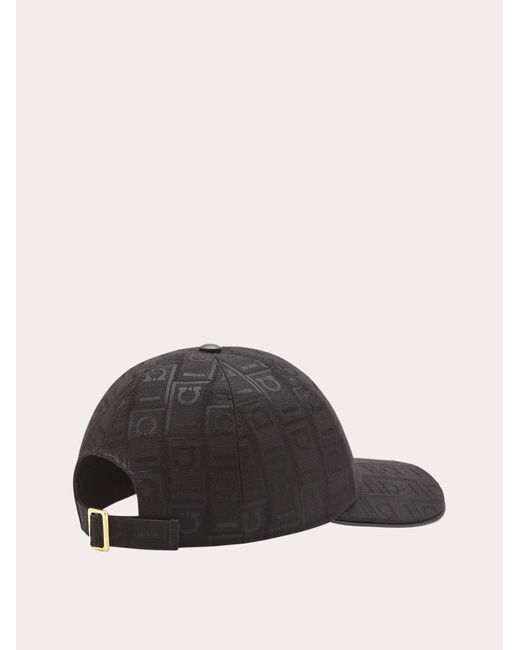 Ferragamo Multicolor Baseball Cap With Gancini Monogram for men