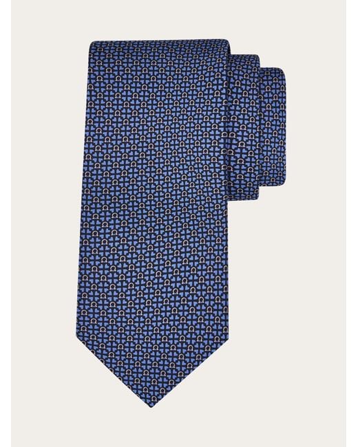 Uomo Cravatta di Ferragamo in Blue da Uomo