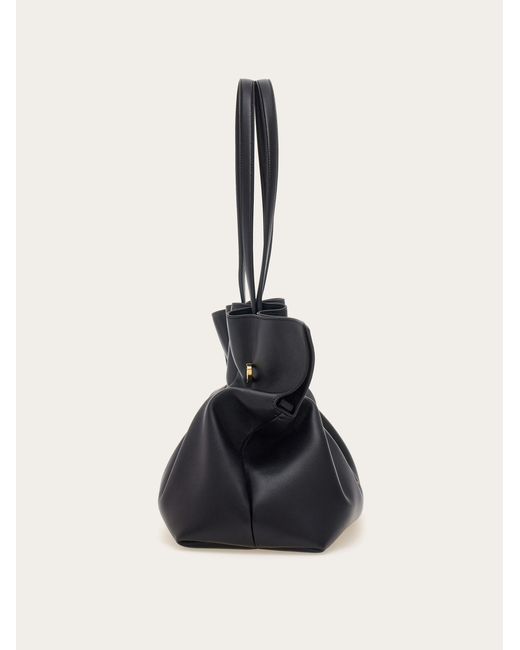 Donna Soft-Bag (L) di Ferragamo in Black