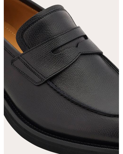 Ferragamo White Penny Loafer .5 for men