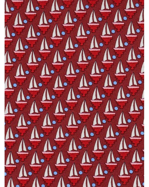 Uomo Cravatta di Ferragamo in Red da Uomo