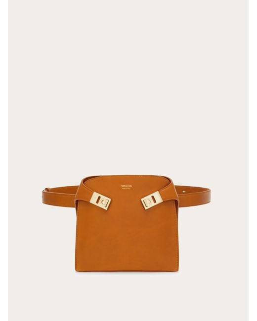 Donna Marsupio Hug di Ferragamo in Orange