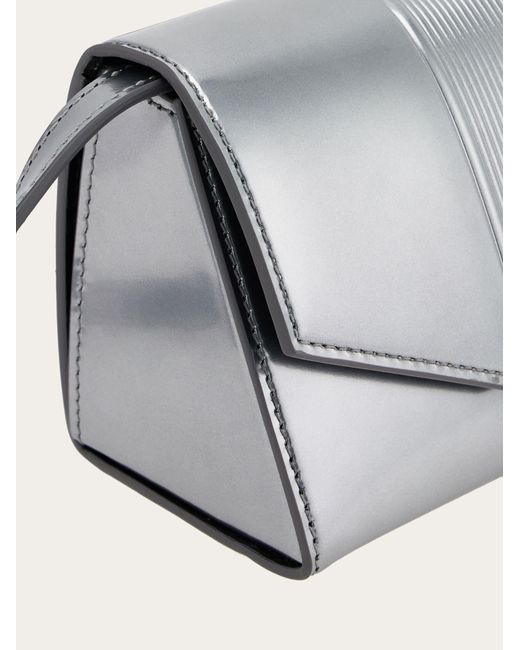 Ferragamo White Compact Crossbody Bag for men