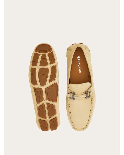 Ferragamo Natural Gancini Ornament Driver for men