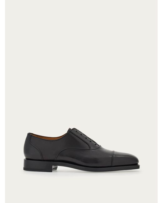 Ferragamo Herren Tramezza Captoe-Oxford-Schuh in Black für Herren