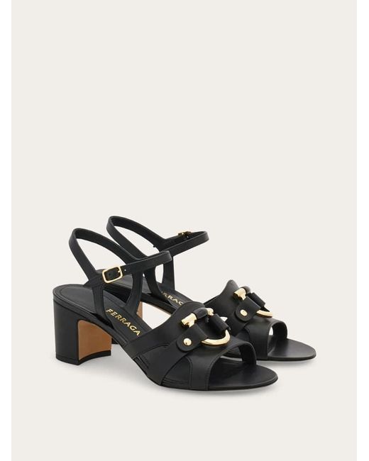 Ferragamo Natural Gancini Ornament Sandal .5