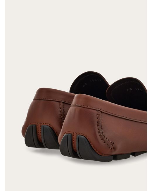 Ferragamo Brown Penny Driver for men