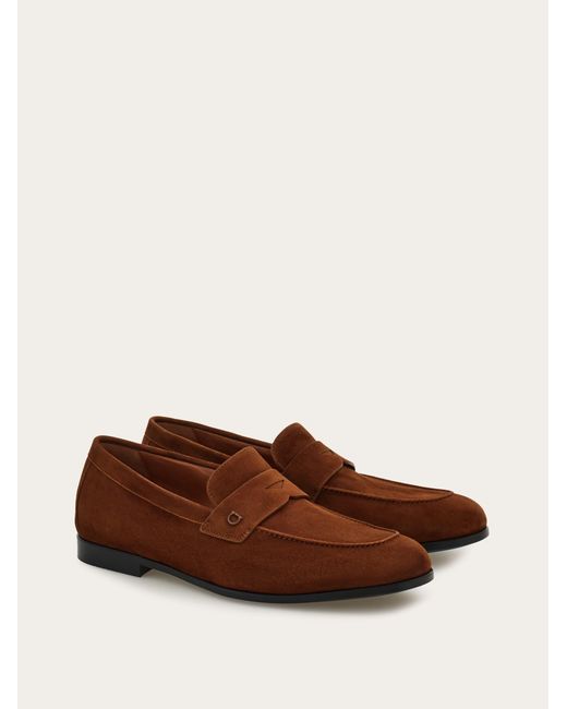 Ferragamo Brown Penny Loafer .5 for men