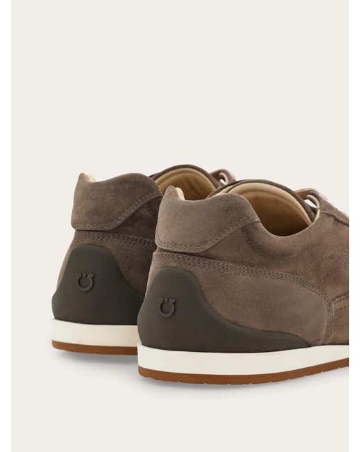 Ferragamo Brown Low Top Sneaker for men