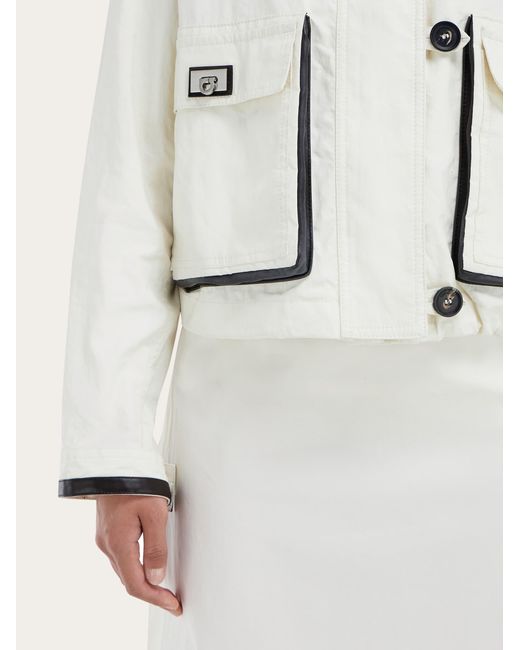 Ferragamo Natural Short Jacket