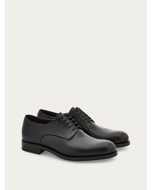Ferragamo White Tramezza Derby for men
