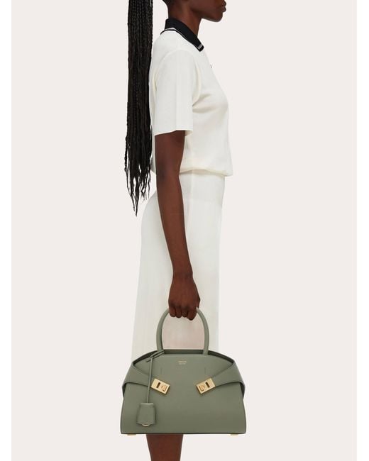Ferragamo Green Hug Handbag (M)
