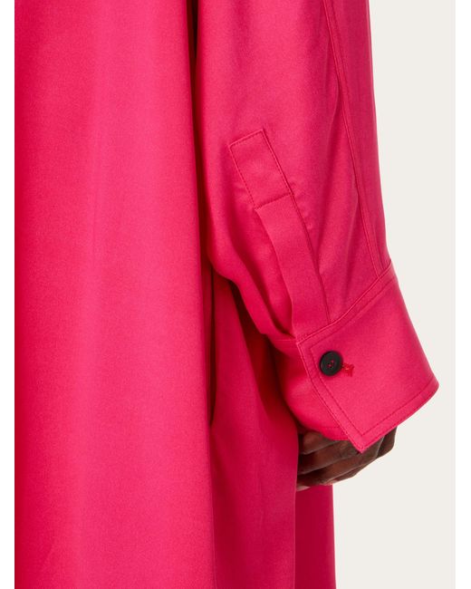 Hourglass print tunic dress Ferragamo en coloris Pink