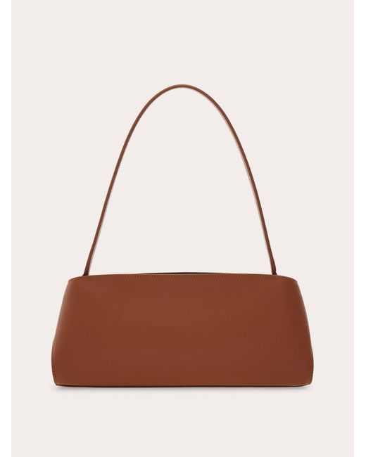 Ferragamo Brown Hug East-West Shoulder Bag
