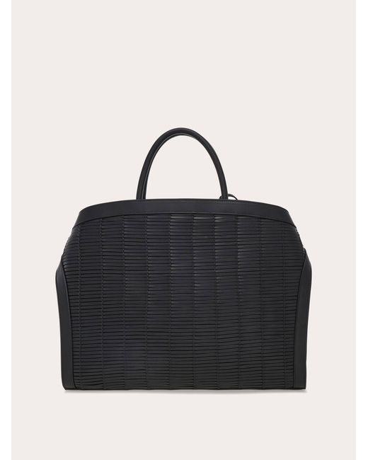 Ferragamo Black Hug Briefcase (S) for men