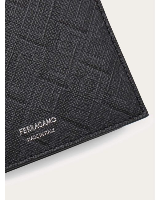 Ferragamo Gray Monogram Wallet for men