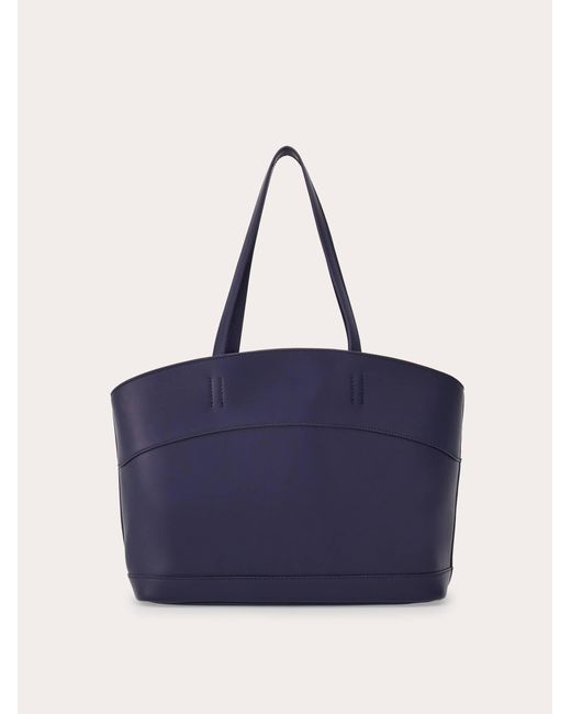 Ferragamo Blue Charming Tote Bag (s)