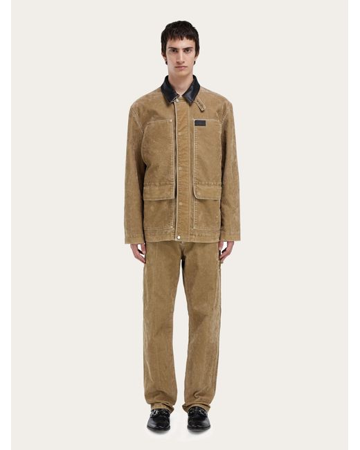 Ferragamo Natural Utility Blouson for men