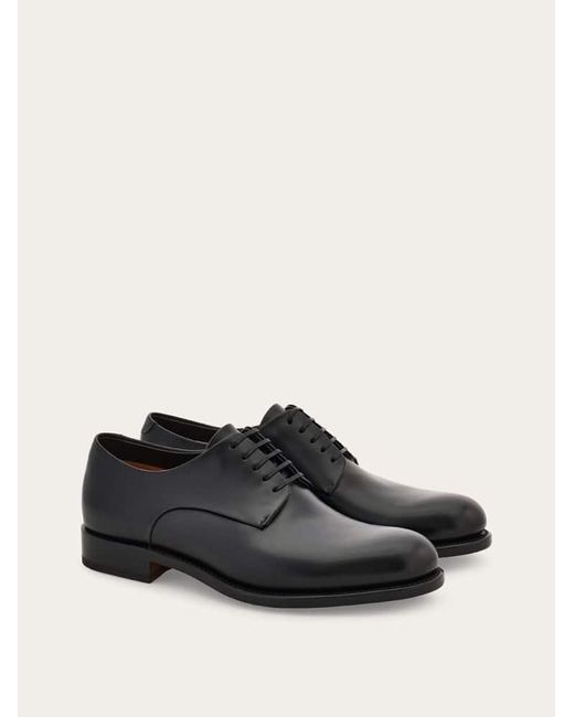 Ferragamo White Tramezza Derby for men