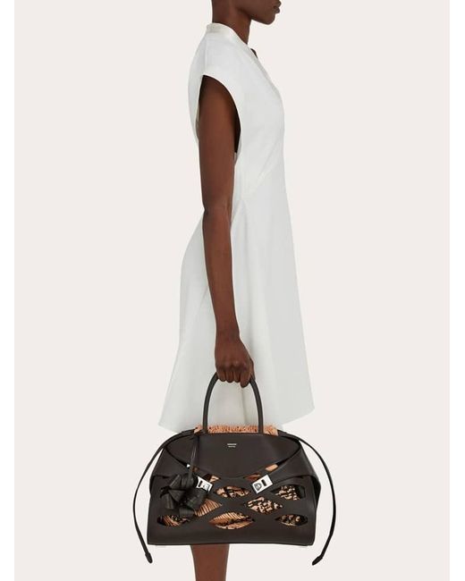 Ferragamo Black Back To Earth