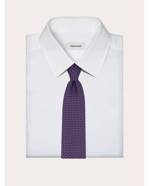 Uomo Cravatta di Ferragamo in Purple da Uomo
