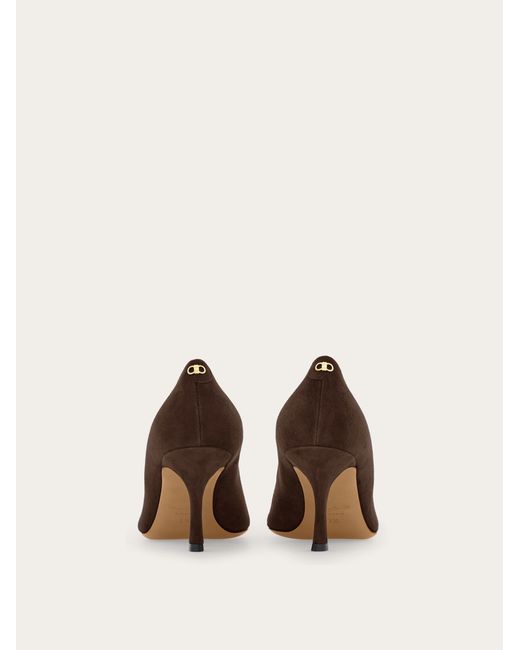Ferragamo Brown Pump Shoe