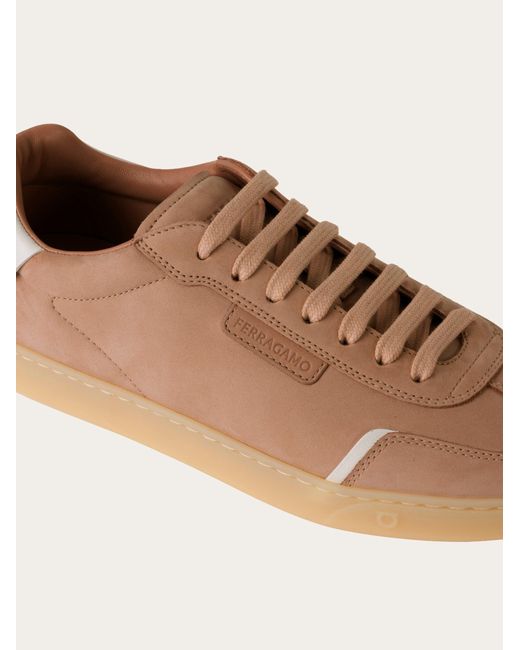 Ferragamo Brown Low-Top Sneaker .5