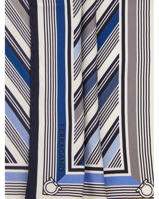 Ferragamo Herren Einstecktuch in Blue für Herren