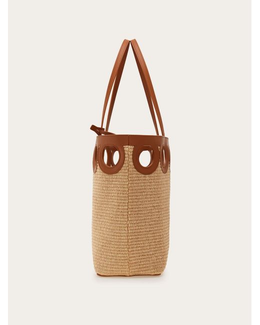 Ferragamo Natural Damen Totebag (L)
