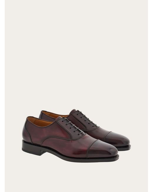 Ferragamo Herren Tramezza Captoe-Oxford-Schuh in Brown für Herren