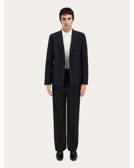 Ferragamo White Tuxedo Shirt for men