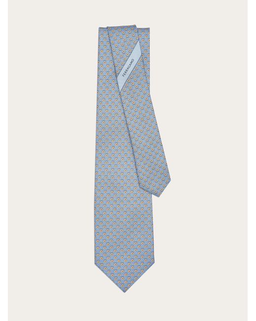 Uomo Cravatta di Ferragamo in Blue da Uomo