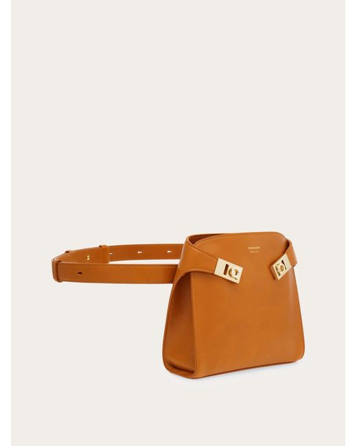 Donna Marsupio Hug di Ferragamo in Orange