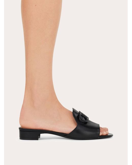 Ferragamo Natural Gancini Ornament Slide .5