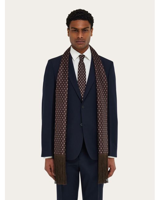Uomo Sciarpa di Ferragamo in Gray da Uomo